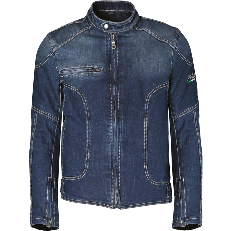 Motorradjacke PMJ Miami blau Ausverkauf