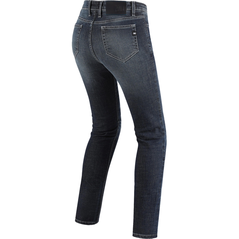 PMJ Rider Damen-Motorradjeans, dunkelblau Ausverkauf