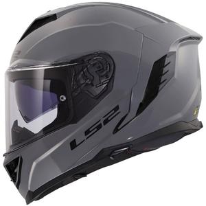 Integralhelm LS2 FF818 Storm III, einfarbig glänzend grau