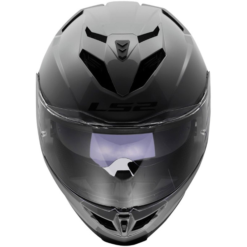 Integralhelm LS2 FF818 Storm III, einfarbig glänzend grau