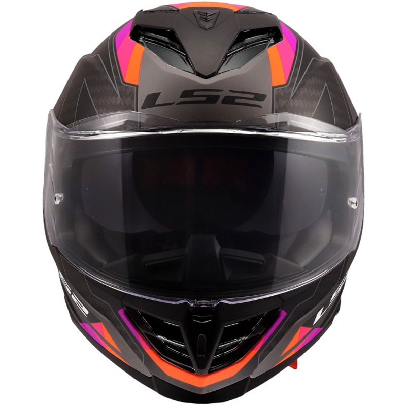 Integralhelm LS2 FF818 Storm III Sports, mattgrau-lila