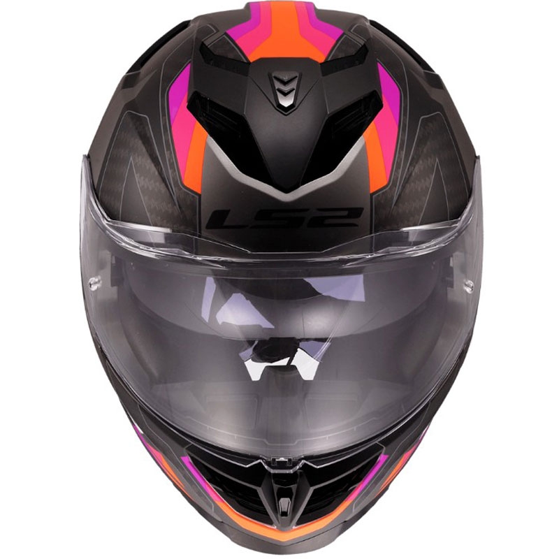 Integralhelm LS2 FF818 Storm III Sports, mattgrau-lila