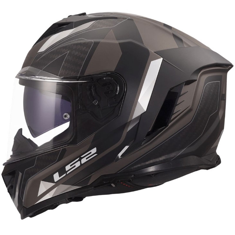 Integralhelm LS2 FF818 Storm III Sports, matt schwarz-grau