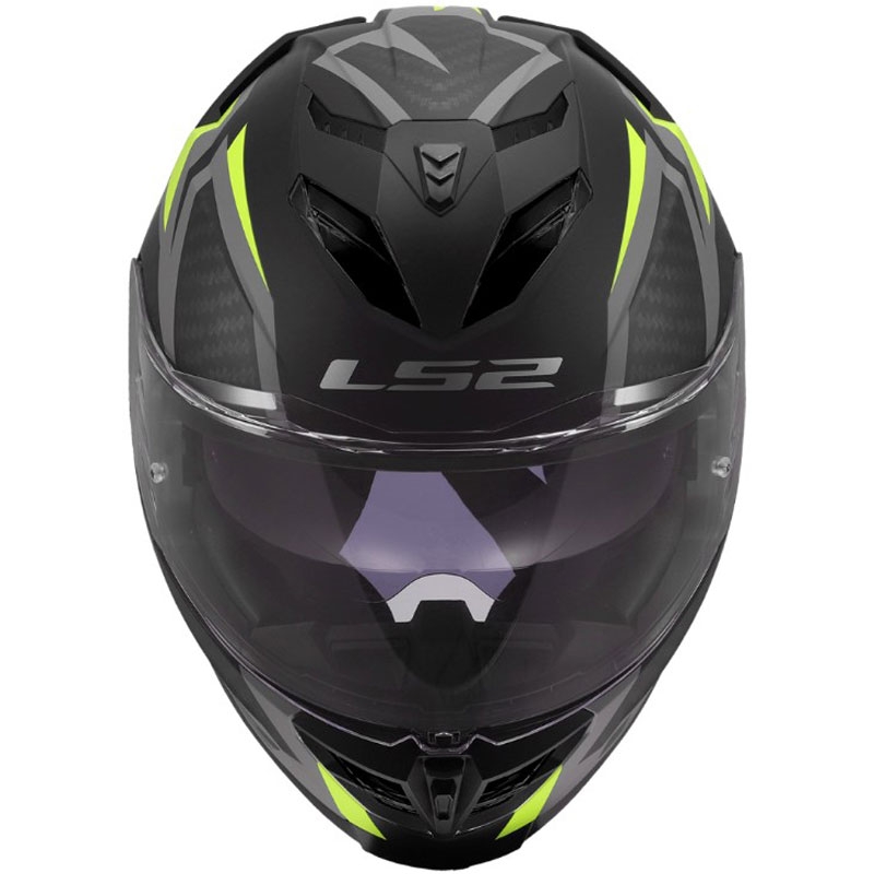 Integralhelm LS2 FF818 Storm III Dynamo schwarz-gelb