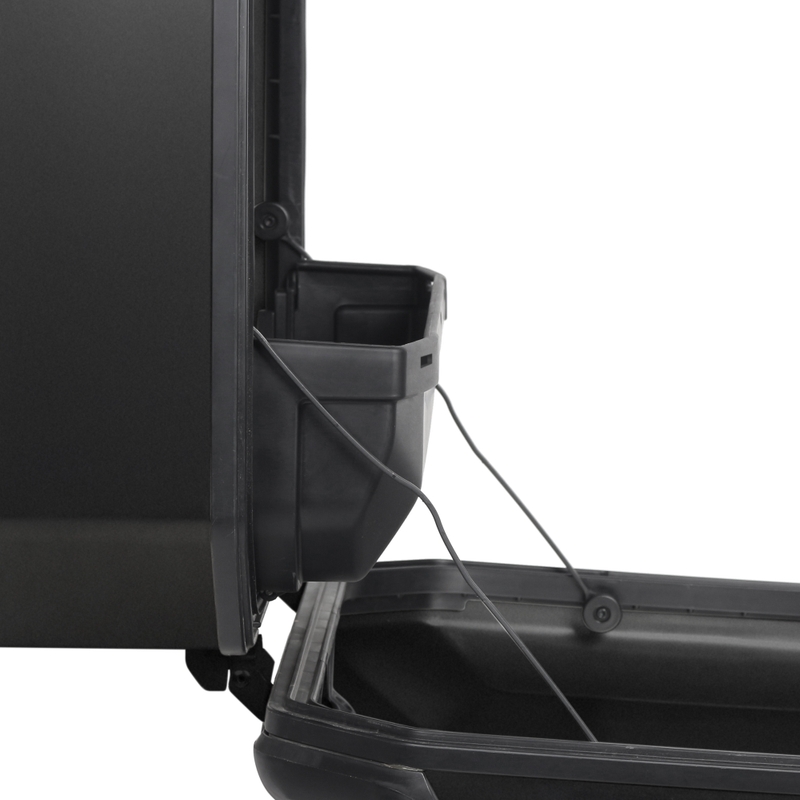 Side aluminium case SHAD Terra TR47 BLACK EDITION rechts