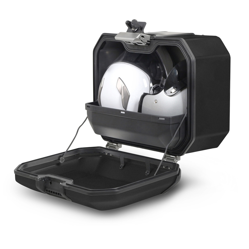 Side aluminium case SHAD Terra TR47 BLACK EDITION rechts