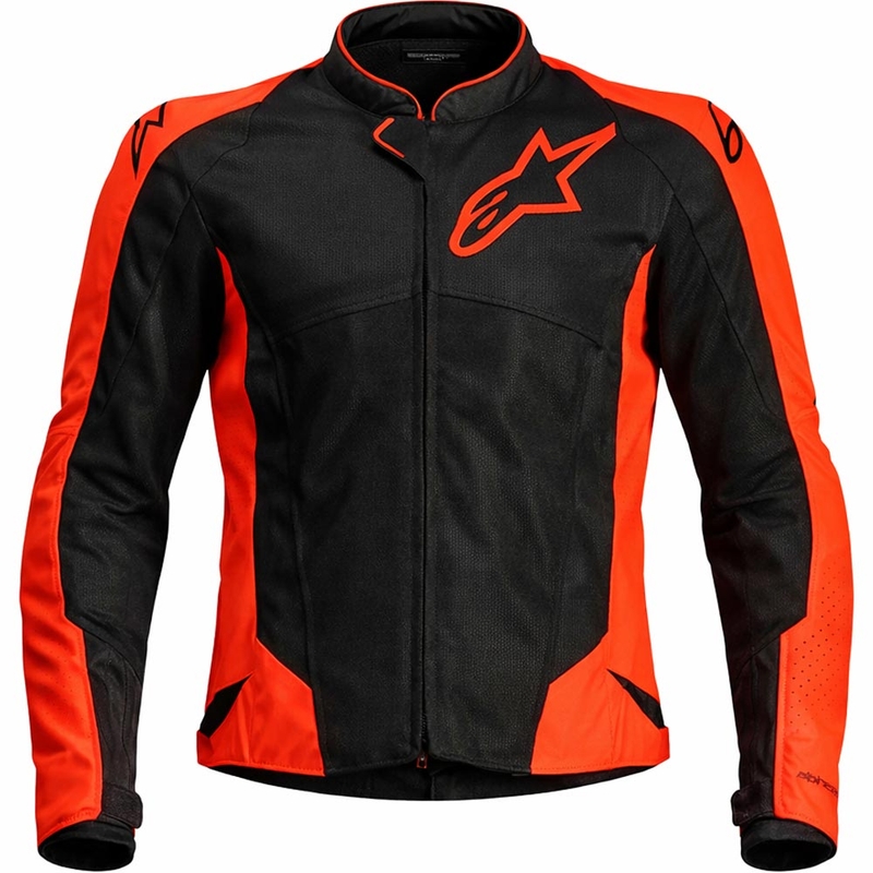 Motorradjacke Alpinestars Viper Air V4 fluo rot-schwarz