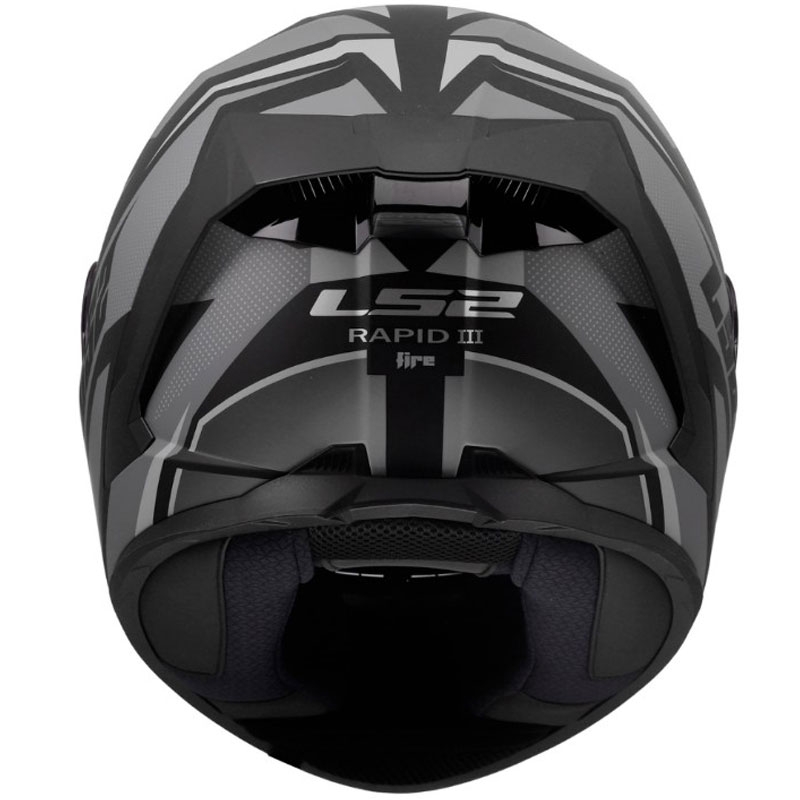 Integralhelm LS2 FF820 Rapid III Xtrem, matt schwarz-grau