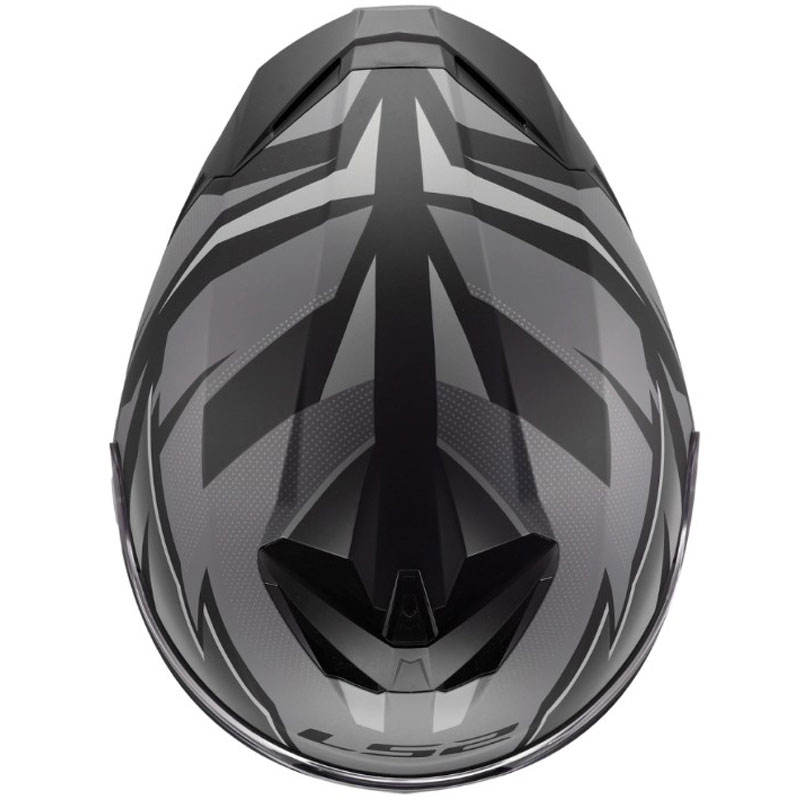 Integralhelm LS2 FF820 Rapid III Xtrem, matt schwarz-grau