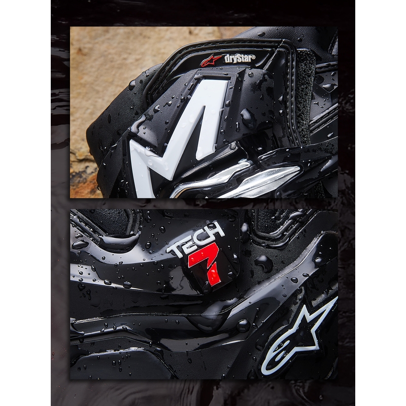 Alpinestars Tech 7 Enduro Drystar Motorradstiefel Schwarz