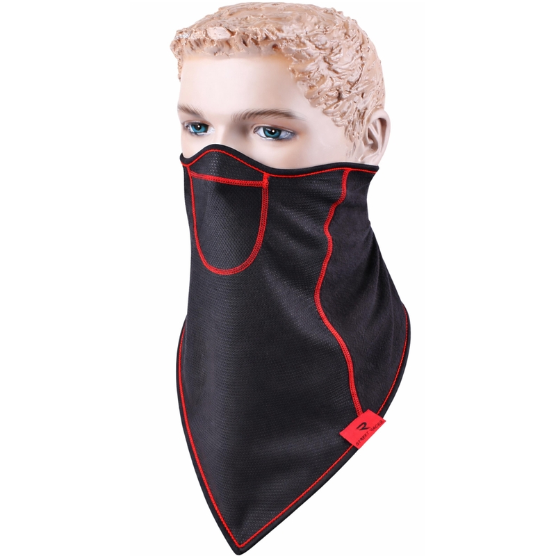 Street Racer Renn-Nackenwärmer schwarz-rot