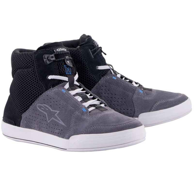 Alpinestars Chrome Air Motorradstiefel schwarz-grau-blau