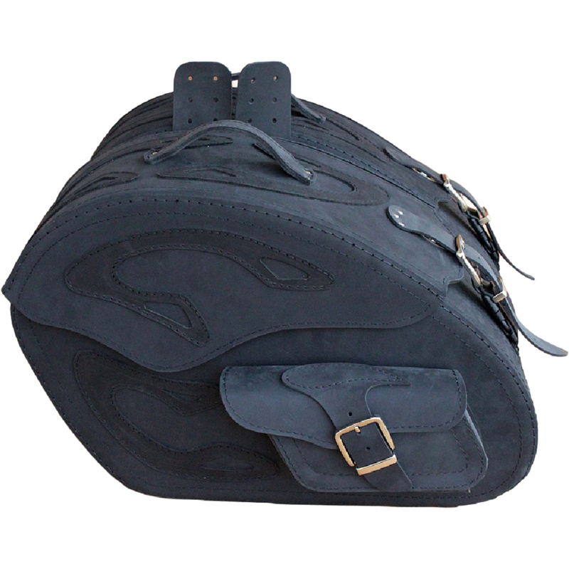Motorradtaschen aus Leder RSA S269 schwarz