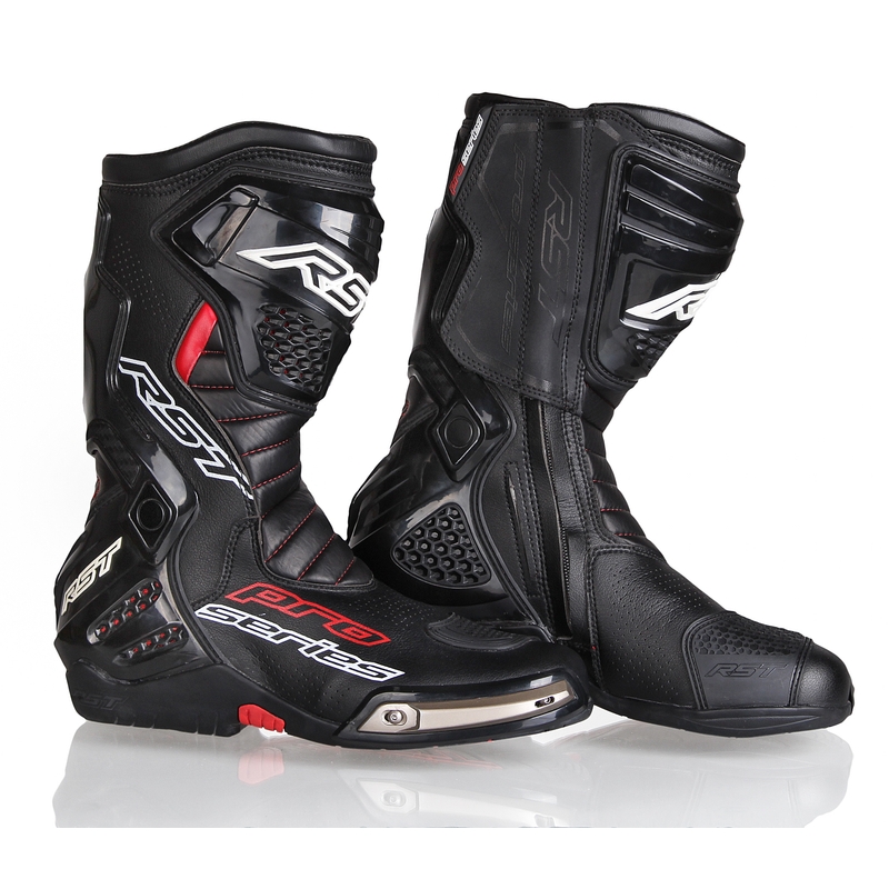 RST Pro Series Race Schwarz Motorradstiefel Ausverkauf