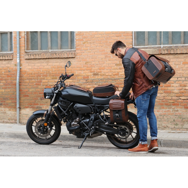Side bag SHAD CAFE RACER SR38 10l schwarz