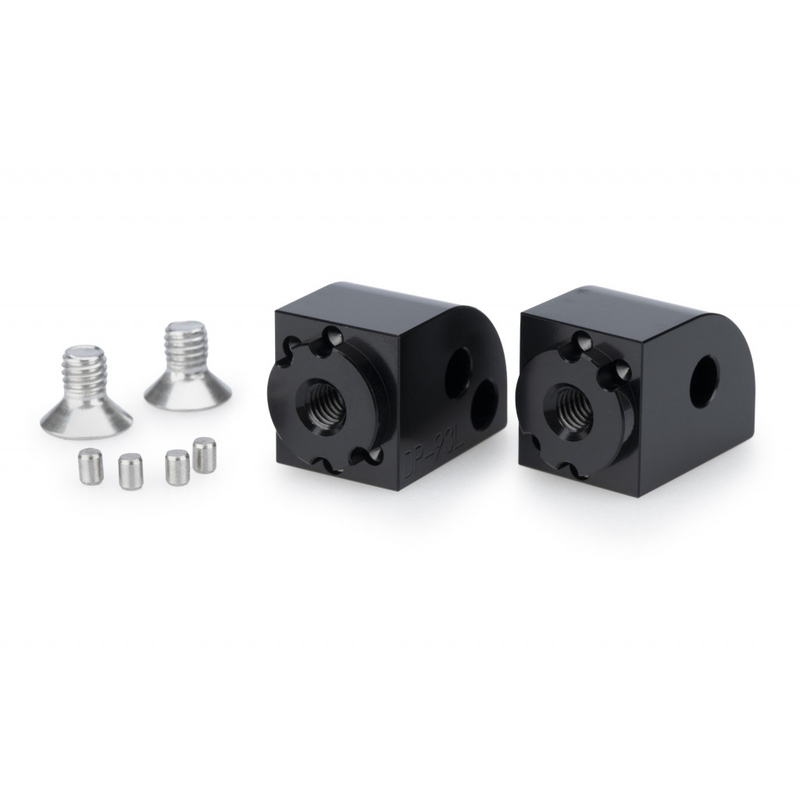 Footpeg adapters PUIG adjustable schwarz