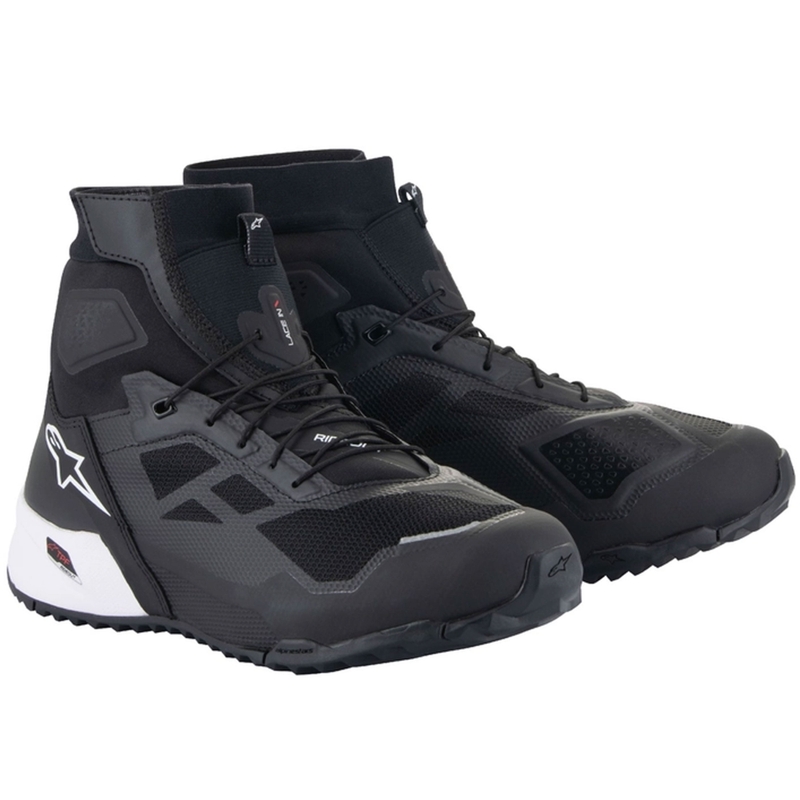 Alpinestars CR-1 Motorradstiefel schwarz und weiß