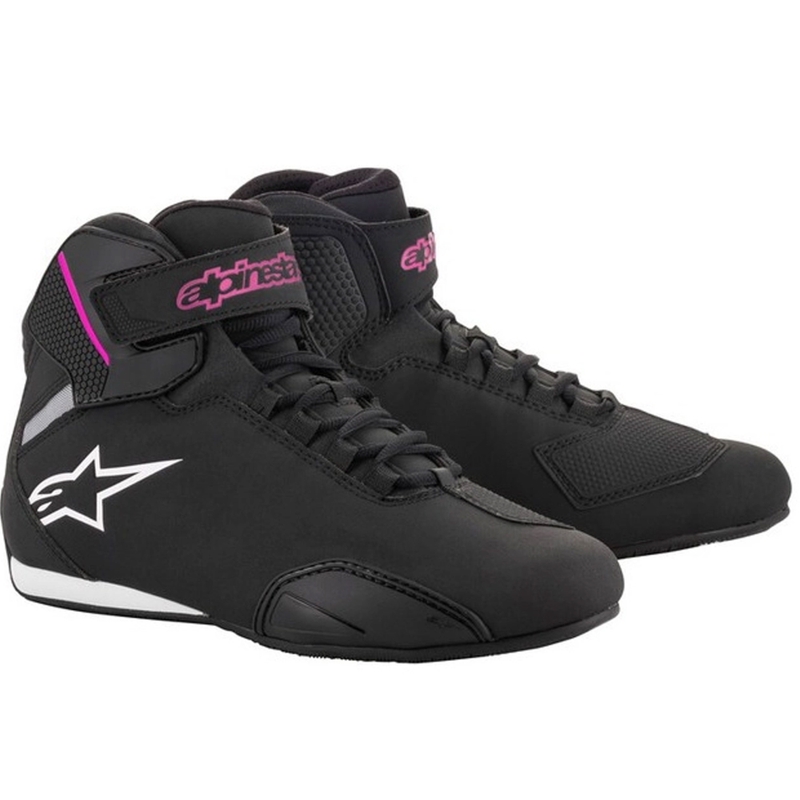 Alpinestars Stella Sektor Damen Motorradstiefel schwarz-lila