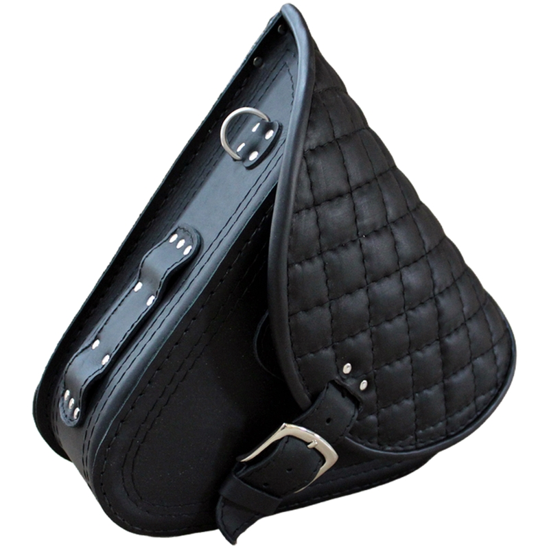 Motorradtasche aus Leder RSA S592 HD Softtail schwarz