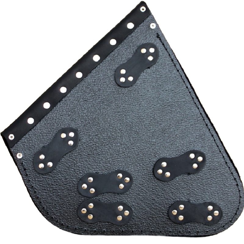 Motorradtasche aus Leder RSA S63 Punisher schwarz