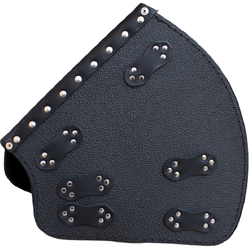 Motorradtasche aus Leder RSA S641 Punisher HD Softail schwarz