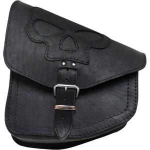 Motorradtasche aus Leder RSA S66 Skull HD Softail schwarz