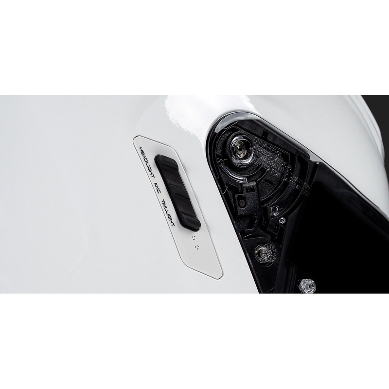 SENA Phantom Integralhelm mit Mesh-Headset, glänzend schwarz
