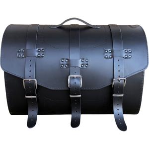 Motorradkoffer aus Leder mit Schloss RSA K451 schwarz