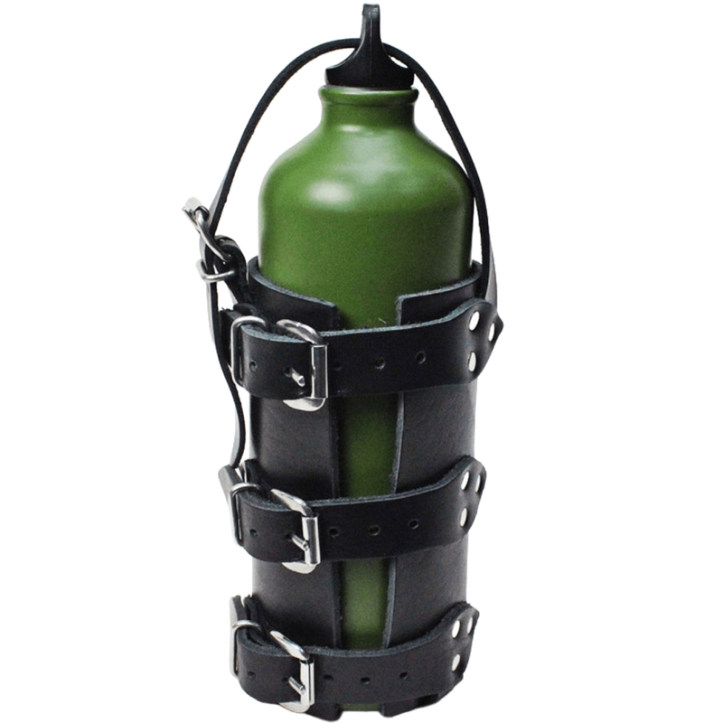 Lederflaschenhalter RSA N14 schwarz