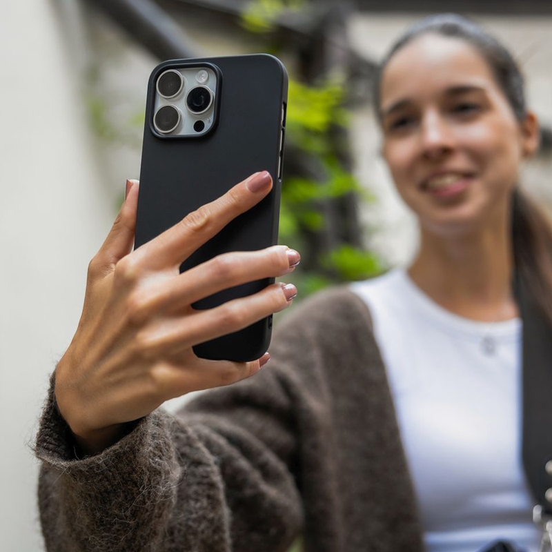 FIXED Story gummierte Rückseite für Xiaomi Redmi Note 15 Pro 5G, schwarz