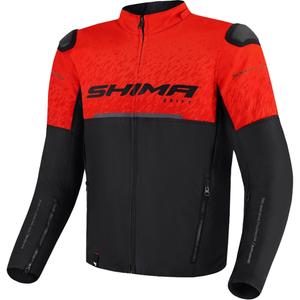 Motorradjacke Shima Drift schwarz-rot