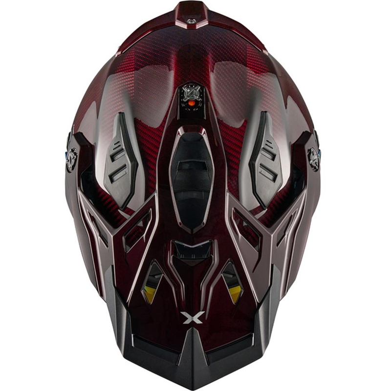 Enduro-Motorradhelm Nexx X-Rally Namib Carbon rot