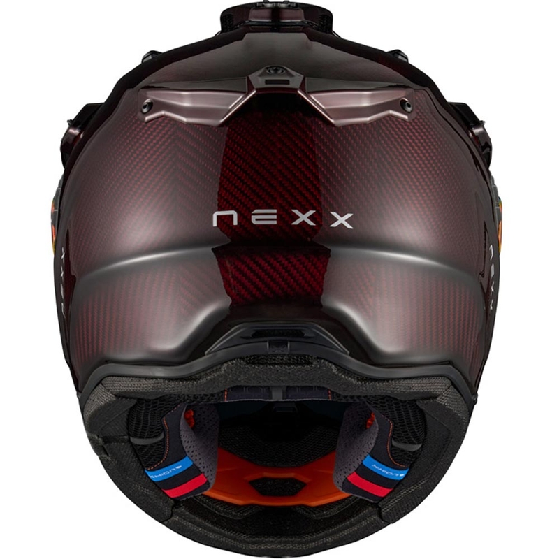 Enduro-Motorradhelm Nexx X-Rally Namib Carbon rot