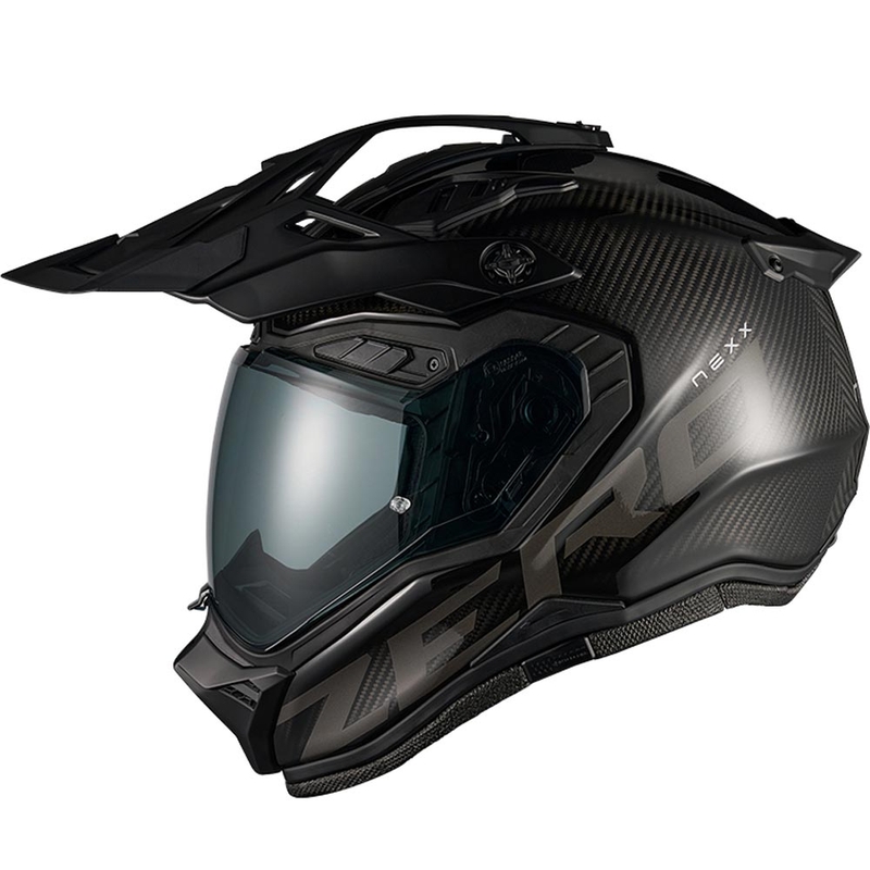 Enduro-Motorradhelm Nexx X.Rally Zero PRO Carbon schwarz