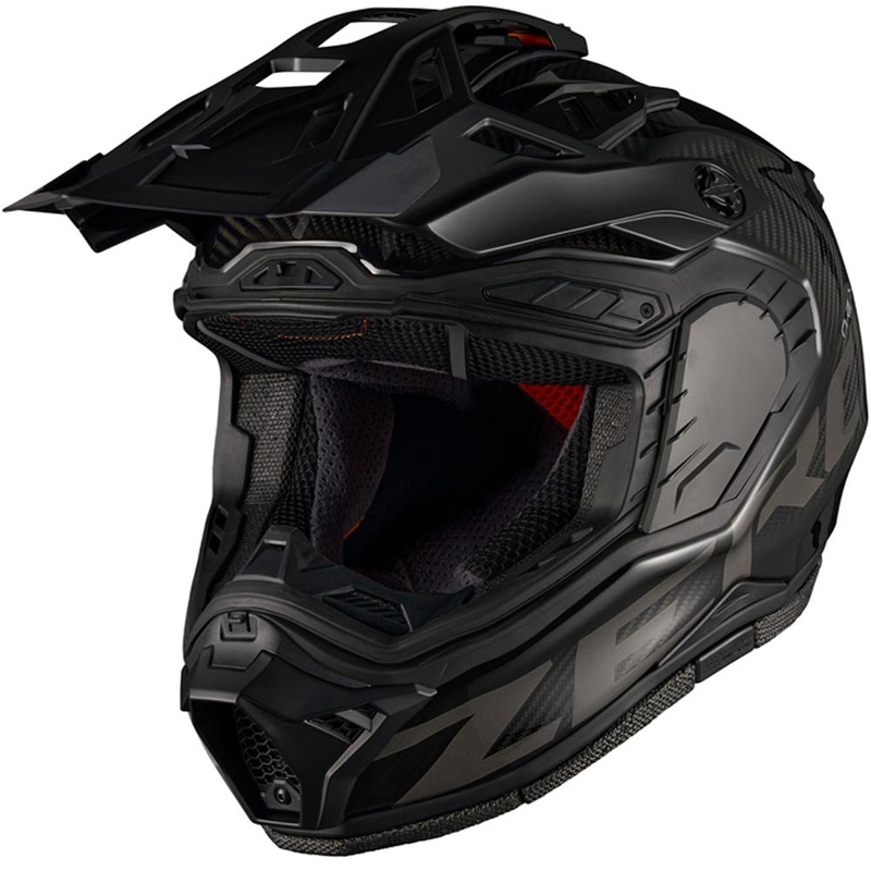 Enduro-Motorradhelm Nexx X.Rally Zero PRO Carbon schwarz