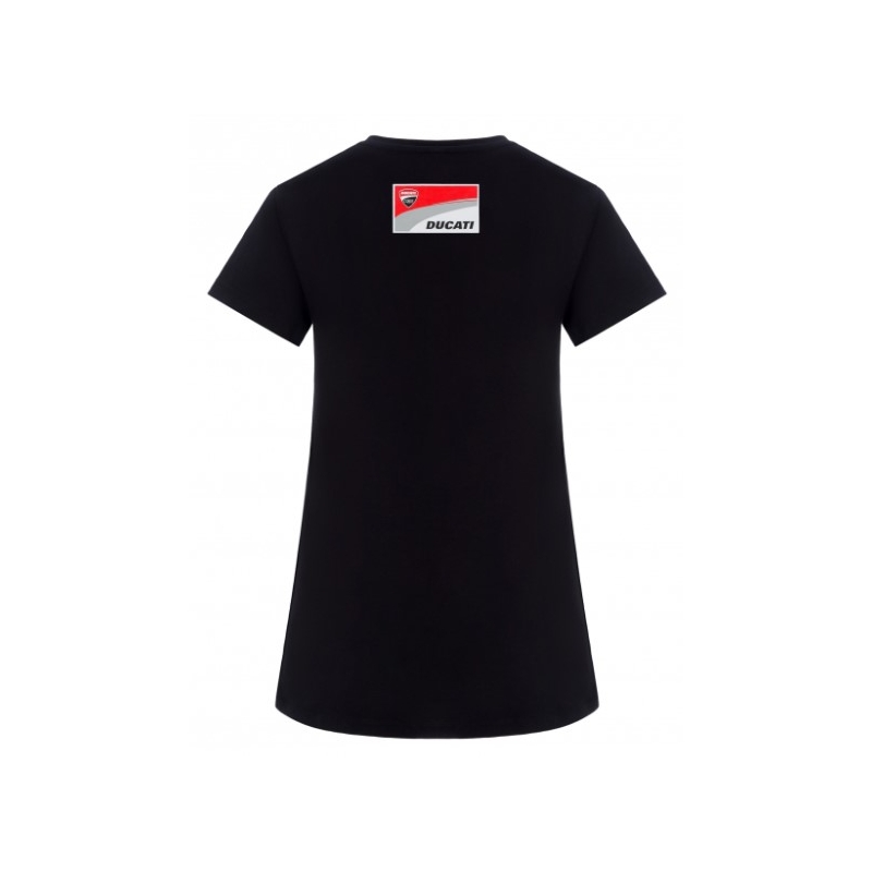 Damen Ducati T-Shirt - Corse schwarz und rot Ausverkauf