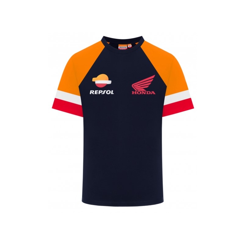 Honda-T-Shirt - Repsol-Teamfarben