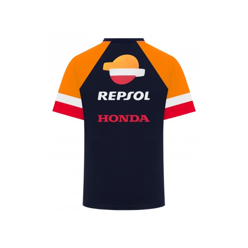 Honda-T-Shirt - Repsol-Teamfarben
