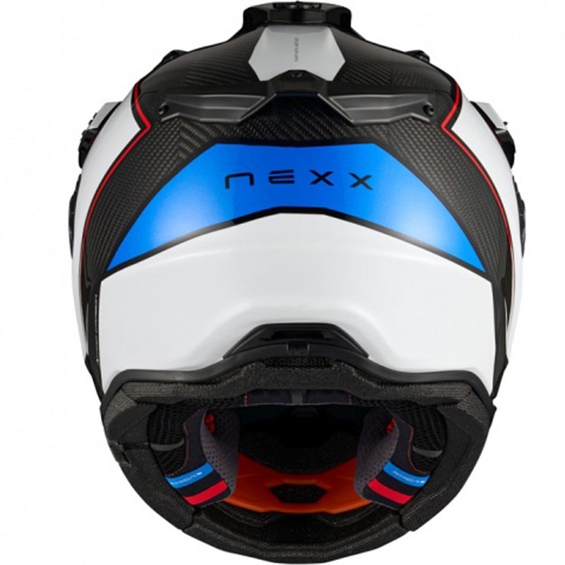 Enduro-Motorradhelm Nexx X.Rally Raid blau-rot