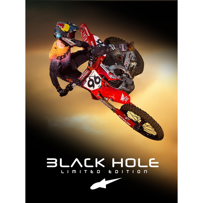 Alpinestars Supertech Limited Edition Black Hole Motocross-Trikot, schwarz