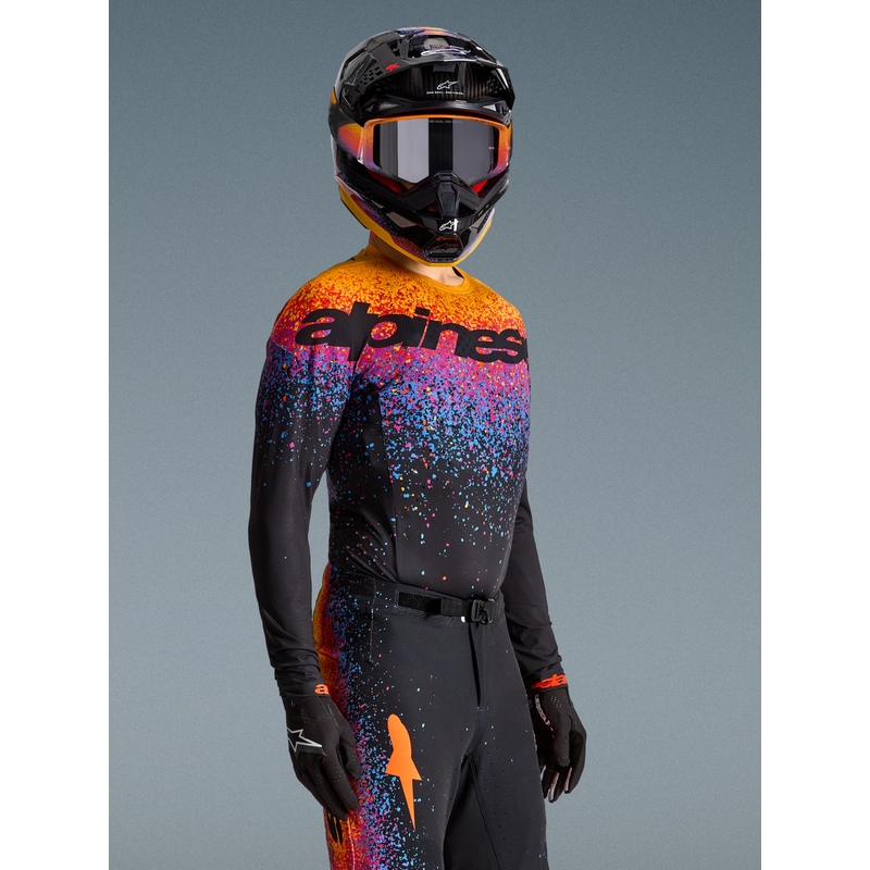 Alpinestars Supertech Limited Edition Black Hole Motocross-Trikot, schwarz
