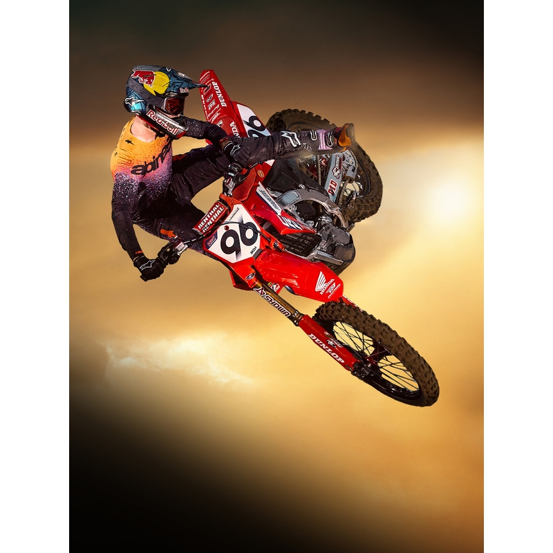 Alpinestars Supertech S-M10 Motocross-Helm in limitierter Auflage, Black Hole, schwarz
