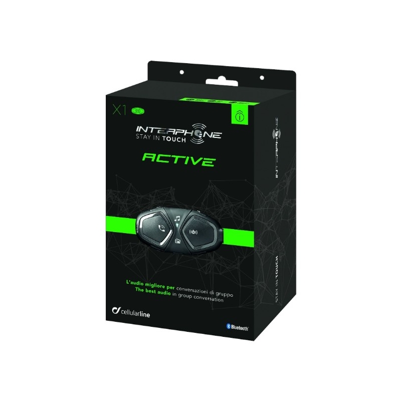 Bluetooth-Freisprecheinrichtung CellularLine Interphone ACTIVE - Einzelverpackung