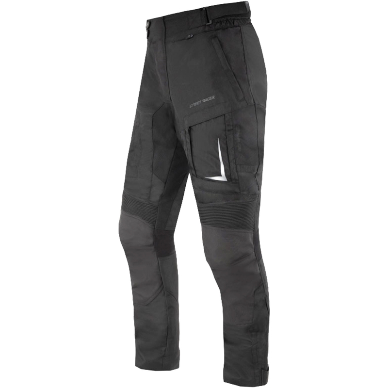 Erweiterte Motorradhose Street Racer Hilax schwarz
