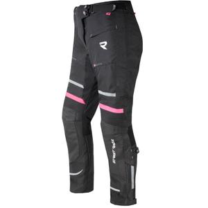 Damen Street Racer Betty II Motorradhose schwarz-rosa