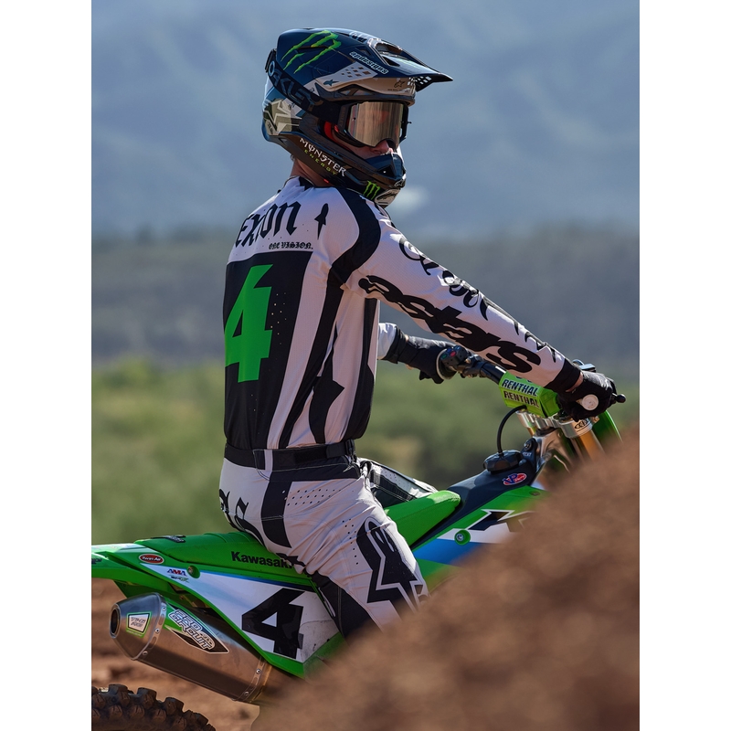Alpinestars Techstar Motocross-Trikot in limitierter Auflage, Wolf Dust, Sand-Schwarz