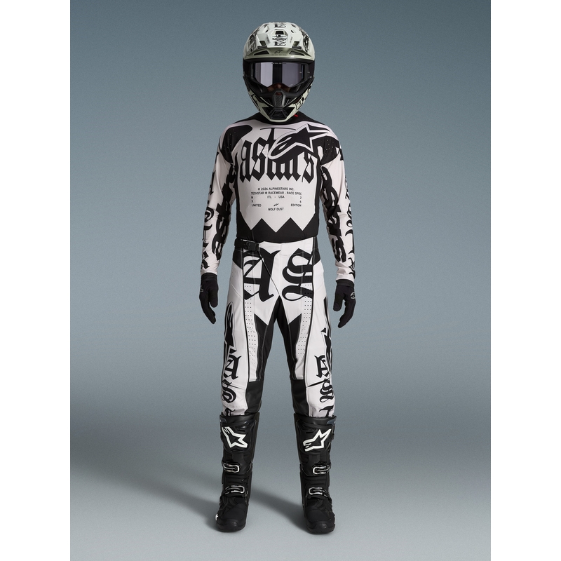 Alpinestars Techstar Motocross-Trikot in limitierter Auflage, Wolf Dust, Sand-Schwarz