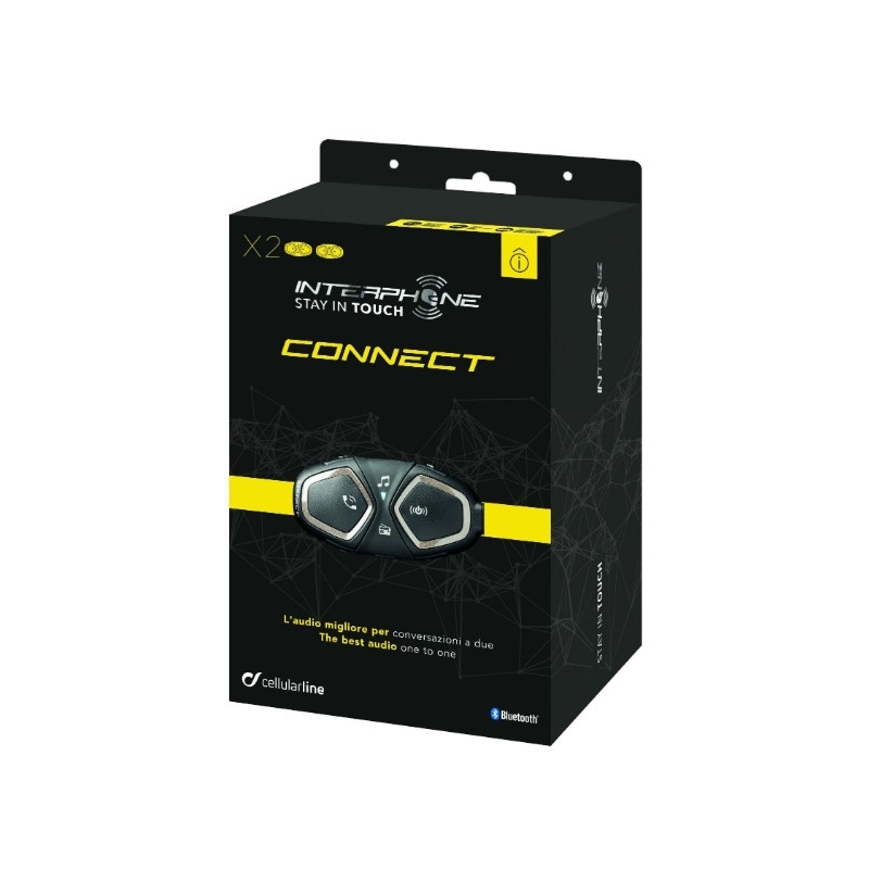 Bluetooth-Freisprecheinrichtung CellularLine Interphone CONNECT - Doppelpack
