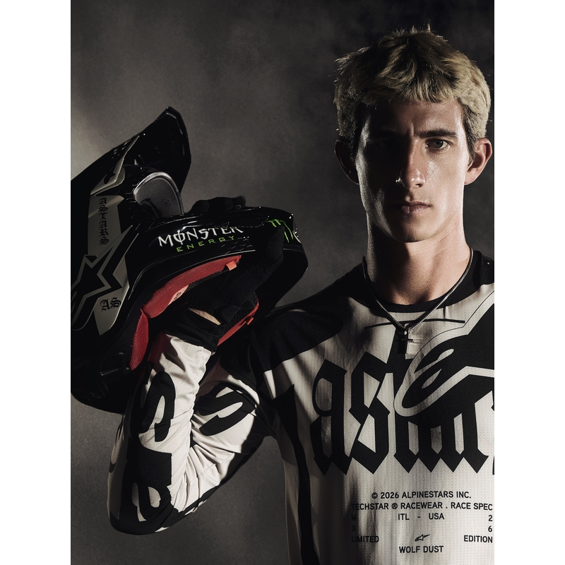 Alpinestars Techstar Limited Edition Wolf Dust Motocross-Hose, sand-schwarz