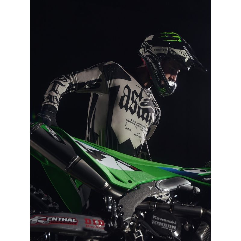 Alpinestars Techstar Limited Edition Wolf Dust Motocross-Hose, sand-schwarz